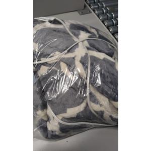 Homemate Heated Blanket Electric Throw - 50x60 Heating Blanket with 10 Fast Heat Levels 8 Hours Auto Off Soft Cozy Flannel Over-Heated Protection ETL Certification Keep Warming in Home (Grey Geometry)