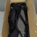 Skechers Memory Foam Car Seat Covers, Leather Seat Covers with Thick Memory Foam, Black Air Cool Rear Seat Covers, Automotive Comfort and Protection for Most Cars, Van,Trucks, SUVs(Rear,Black)