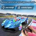 SASBSC Remote Control Car for Boys 4-7 8-12 Drift Rc Cars with 360 Rotation, Spray, Music & Lights 1:12 Rechargeable Rc Car Toys 10-12km/h Sport Race Toy Cars Gifts for Kids (Blue)