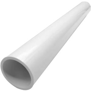 YSIL 1-1/2" PVC Pipe 17" Long Sch40 Furniture Grade for Home,Farm,Garden,Workshop White 1 Pack