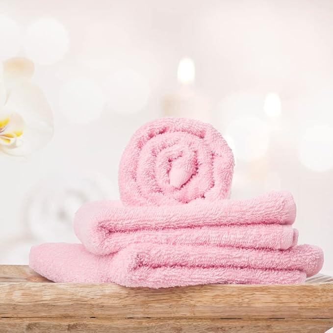 Washcloths Towel Set 2 Pack Pink 10"×10"