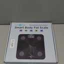 Scale for Body Weight and Fat Percentage, RunSTAR Digital Accurate Bathroom Smart Scale with Large Display, FSA&HSA Eligible 13 Body Composition Analyzer Sync App (Black)