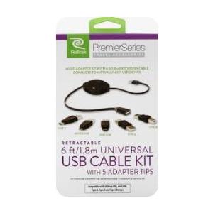 ReTrak Universal USB C Laptop Charger + 14 Adapter Tips