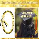 72 Pcs Glitter 2026 Graduation Letters Numbers Cardstock Shiny Crafts Alphabet with Adhesive Dots for Graduation Trifold Photo Board Grad Leis Homecoming Mums DIY Supplies(White Gold)