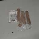 4 Pack Soft Genuine Leather Drawer Pulls Handle,Wardrobe Cabinets Kitchen Closet Knobs Door Pulls Handles knobs with Screws,Home Decoration, Handmade (4 Pack, 5.6" - Brown)