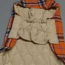 Kuoser Waterproof Dog Coat, Reversible Dog Jacket for Large Dogs, Adjustable Durable Doggie Winter Coat for Growing Puppies Warm Puppy Cold Weather Apparel, Orange L (Large (Pack of 1))