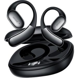 Picun Open Ear Headphones Wireless Bluetooth 5.4, Wireless Earbuds with Earhooks, HiFi Stereo, IP54 Waterproof, Built-in Microphone, 30H Playtime, Fast Charging, Sports Earphones for iPhone & Android
