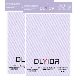 Patch Magic Adhesive, Washable Double-Sided Glue for Iron On Patches and Cut to Fit Freestyle Girl Scout Patches Kit.(2 Pack)