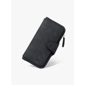 CLUCI Women Wallet Leather RFID Blocking Designer Trifold Card Holder Ladies Clutch with ID Window