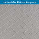 HFCNMY Stool Covers Rectangle,2 Pack Stretch Rectangle Bar Stool Covers Jacquard Vanity Stool Cover Washable Counter Stool Covers Saddle Seat Cover with Elastic Band for Wooden Metal Bench(Coffee)