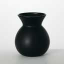 Sullivans Ceramic Black Matte Vase, Modern Home Decor, 8.25 inches, Kitchen, Living Room, Office Decor, Versatile Indoor Decoration