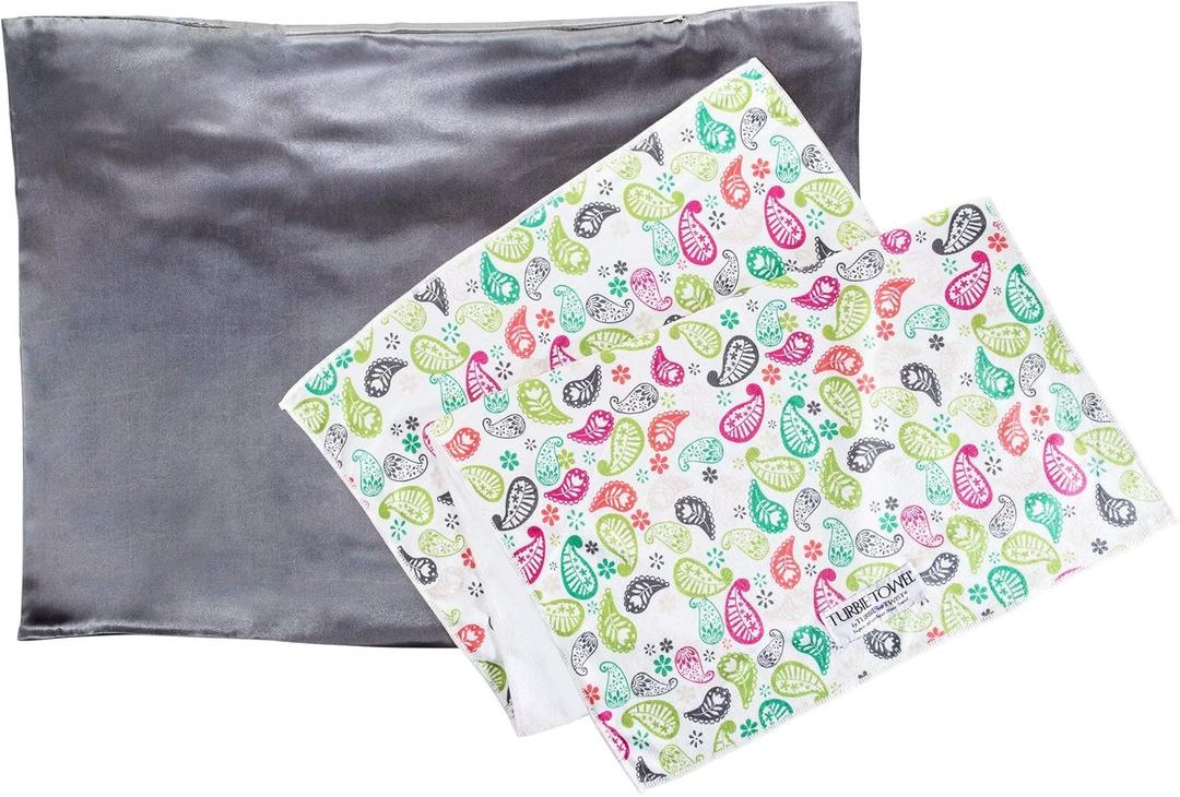 Turbie Towel & Satin Pillowcase