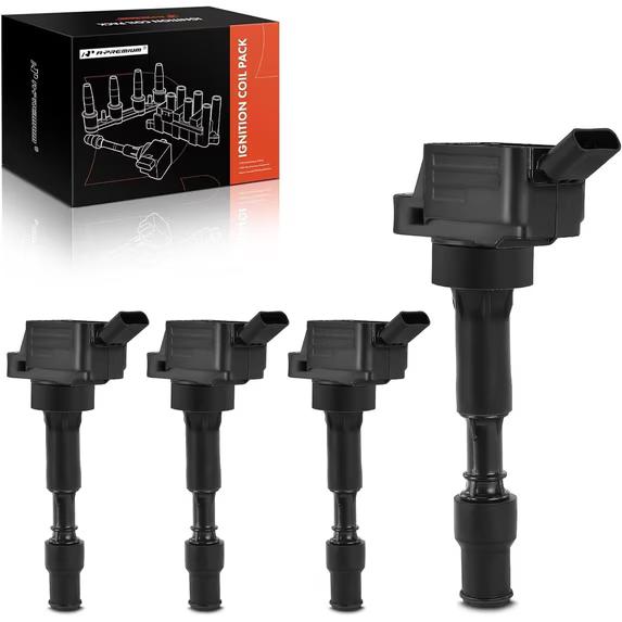 A-Premium Ignition Coil Pack Compatible with Hyundai Elantra 2015-2019 Kona Sonata Veloster Kia Forte 2016-2019 Optima 2017-2018 L4 2.0L 4-PC
