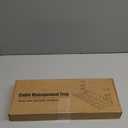 Under Desk Cable Management Tray, Xpatee Upgraded Wire Management No Drill No Screws, Cable Tray with Clamp for Wire Organizers, Computer Cord Rack for Office, Home - No Damage to Desk White