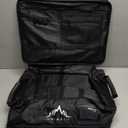 HIMAL HIMAL 2 Layer Golf Trunk Organizer, Golf Gifts for Men with Separate Ventilated Compartment, 2-Pair Capacity, Waterproof SUV Car Locker for Balls, Tees, Clothes, Gloves, Accessories, Golfer Gift (Black-Double layer)