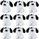 Sumind 9 Pcs 4 5 Mini Plush Stuffed Dog Party Favor Small Puppy Stuffed Animal Bulk Soft Toy Doll Cute for Kids Christmas Stocking Stuffers Gift Baby Shower Birthday Party(Cute Dalmatian)