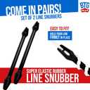 Set of 2 Pack Heavy-Duty Boat Mooring Snubber Dock Line for 1/2"-3/4" (14-18mm)