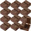 Chocolate BAR Pencil Sharpener W/Eraser - Stationery - 12 Pieces