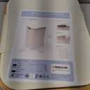 StorageWorks 100L Large Laundry Hamper with Lid, Tall Laundry Basket with Bamboo Handles and 1 Removable Inner Bag, Collapsible Laundry Hamper for Clothing, Towels, Beige, 1-Pack