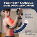 GOHOMELY Twister Arm Trainer with 2 Resistance Levels 20/ 60 lbs - Chest & Arm Workout Bar, Ideal for Beginners - Portable Power Twister for Home Gym