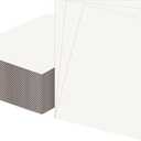 RLAVBL 50 Pack 8.5x11 Corrugated Cardboard Sheets, White Flat Cardboard Inserts for Shipping, Mailing, Packing, DIY Crafts