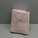 XUANGUO Large Rectangle Blankets Baskets 22"x17"x12" Toy Basket for Kids Woven Cotton Rope Storage Basket for Nursery - Wicker Laundry Baskets for Clothes Towels - Ideal for Living Room Storage pink