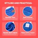 JOYIN Ugly Christmas Sweater Women Men Couples, LED Light Up Ugly Christmas Sweater Kids 2025 String LightsBlue