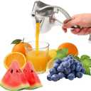 Aluminum Alloy Fresh Fruit Juice Extractor,Hand Juicer Squeezer,Squeezer Citrus Juicer,Easy to Use & Clean,Non-Slip Ergonomic Grip,for Citrus