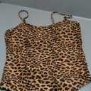 Narecte Sexy One Piece Bathing Suit for Women Tummy Control High Cut One Piece Swimsuit Womens Swim Suit (14-16, Leopard)