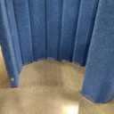 Angeles 30" x 6' Quiet Divider With Sound Dampening Panels, Freestanding Room Divider Wall, Blue