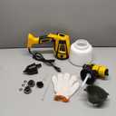 Paint Sprayer Tool 1000W High Power Electric Spray Paint Gun Easy to Clean for Furniture Cabinets Fence Walls Door Garden Chairs Yellow