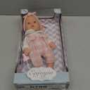 Enjoyin 12'' Baby Doll in Gift Box with Pink Cloths, Pacifier, 13''x13'' Microfabric Blanket, and Feeding Bottle. Gift Idea for Ages 3+