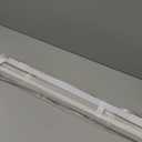 LazBlinds No Tools No Drill 1" Vinyl Mini Blinds, Cordless Blinds for Windows, Light Filtering Horizontal Window Blinds & Shades, 23" W x 36" H, White