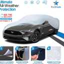 EzyShade 10-Layer Waterproof Sports Car Cover. See Vehicle Size-Chart for Accurate Fit. All Weather Full Outdoor Covers. Corvette Mustang Porsche Classic Cars. Sun Snow Rain. Size C3 (See SizeChart)