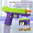 Automatic Shell Ejecting Toy Gun Pistol, Soft Bullet Toy Gun for Boys, Education Model Realistic Toy Pistol Shooting Game Toys Gifts Birthday for Boys Girls Adults