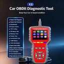 OBD2 Enhanced Scanner and Battery Tester 2-in-1, Car Code Reader and Engine Fault Diagnostic Tool for 1996+ OBDII Protocol Carsred