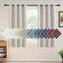 Sunblk Total Blackout. Grommet Panel. Noise Reduction, Thermal Insulation. Contains 1 Panel 52×63 in. Color Newberry Natural