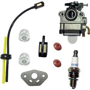 Carburetor Carb Kit For Ryobi 4 Cycle S430 WeedEater Lawn Mower Replace 20016-81020 20016-81021 With Fuel Line Kit