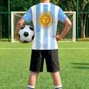 Boys Girls Soccer Jerseys Football Training Shirt for Youth Sports Fans, Size 4T