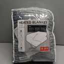 lectric Blanket Heated Blanket Full Size, Super Soft Cozy Upgraded Flannel Heating Blanket with 6 Heating Levels & 1-10 Hours Auto Off, Fast Heating & ETL & FCC Certification, 72" x 84", Silver Gray
