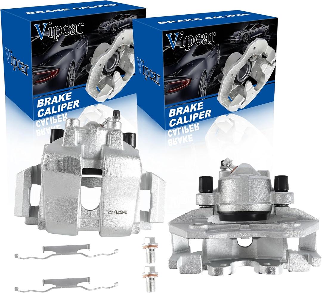 Front Brake Caliper Assembly with BracketsCompatible with 20112012 Ford Escape, 2011 Mazda Tribute, Mercury Mariner2.5L/3.0L Driver & Passenger Side 2-PC Set 18-B5294 18-B5295 AL8Z2B121A