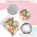 Qilery 2000 Pcs 4'' x 6'' Clear Small Cellophane Bags Plastic Poly Clear Flat Open 2 Mil Merchandise Bags for Packaging Food Candies Dessert Bakery Cookies Storage Party Favors