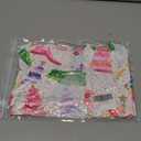 tagyum Girl Christmas Dress A Line Casual Dresses Toddler Santa Xmas Tree Candy Cane Dress Kids Knee Length Dresses White, 110