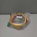 1/2" to 3/5" Height Threshold Ramp - Rubber Threshold, Floor Transition Strip, Door Strip, Wheelchair Ramp, Carpet to Tile Strip (Raw Timber Tone, 40 inches)