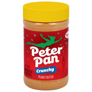 Peter Pan Crunchy Peanut Butter, Made with Roasted Peanuts, Gluten Free, 16.3 oz Jar (12 Count) (EXP 03/14/27)