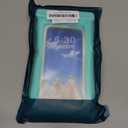 CACOE [Floatable] Floating Universal IPX8 Waterproof Phone case 2 Pack-Up to 7.0",Adjustable Lanyard Phone Pouch,Cellphone Dry Bags for Vacation Beach Pool Kayak Cruise Travel EssentialsBlack+Green