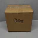 DELLING 1.3 Qt / 43 Oz Serving Bowls Set for Pasta, Salad and More - 6 Pack White Dishes