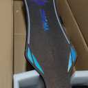 Caroma Electric Skateboards Glow in The Dark, 1200W Powerful Motor, 28MPH Top Speed, 4/6AH Battery, 16/28Miles Max Range, 4 Speed Mode Remote Control, Electric Longboard for Adults&Teens (4AH Arrow Blue)