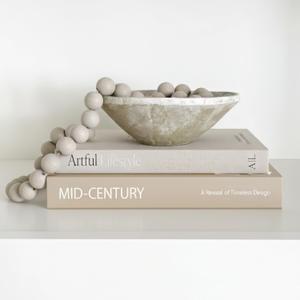 Aesthetic Decorative Books - Set of 2 Stylish Boxes Enhance Your Coffee Table, Bookshelf or Mantel Decor - Beautiful Fake/Faux Books for Modern Home Decoration, Photo Storage and as a Keepsake Box (Brown-Beige)