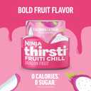 Ninja Thirsti Flavored Water Drops, FRUITI CHILL Dragon Fruit, Bold Fruit Flavor, Sparkling or Still, Zero Calories, Zero Sugar, Makes 17, 12oz drinks, 3 Pack, WCFDGFTAM